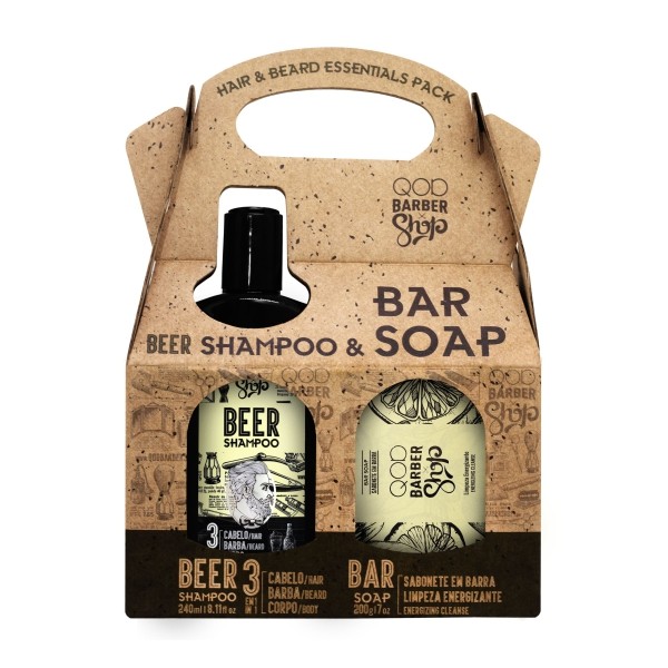 Kit Beer Shampoo & Bar Soap - QOD Barber Shop 1